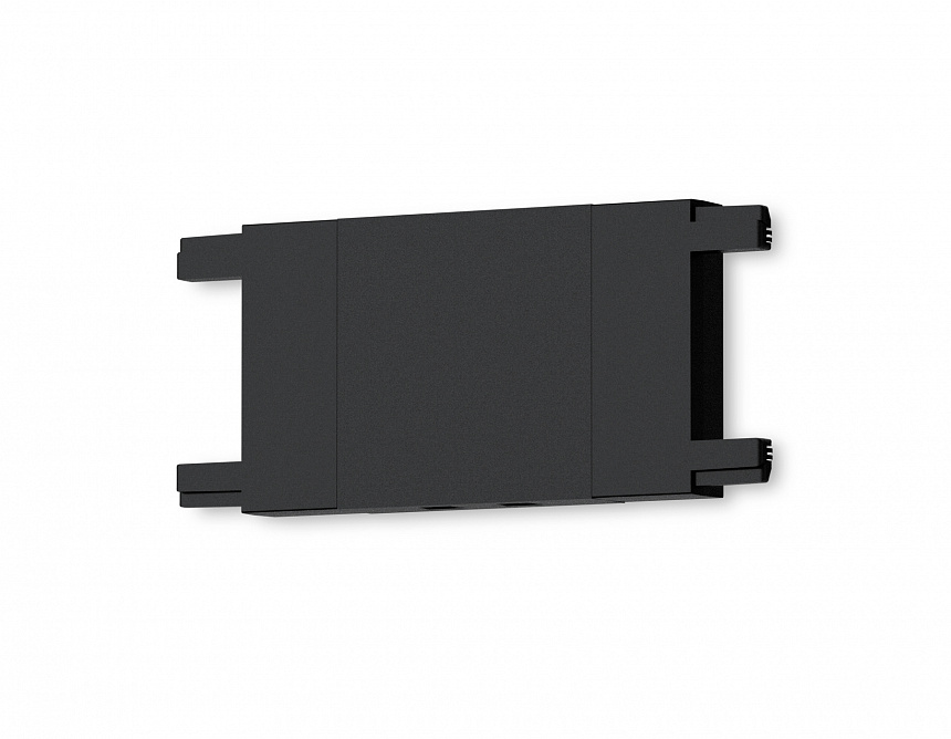 Коннектор прямой для накладного шинопровода Magnetic Ultra Slim GV1109 BK черный 46*26*26