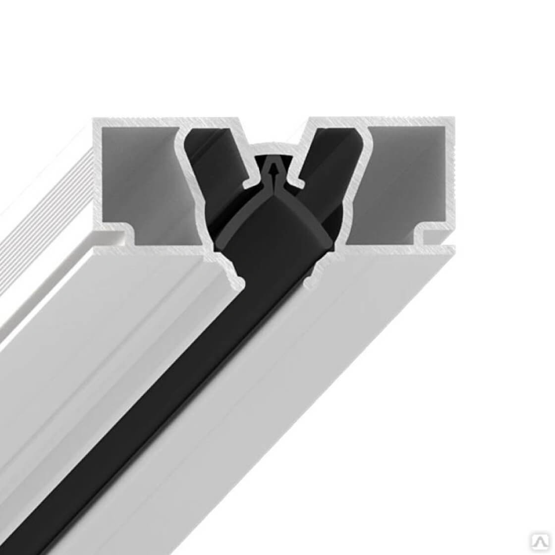 Профиль Kraab SLIM R разделительный Без окраса (2,0м) 8 м/уп