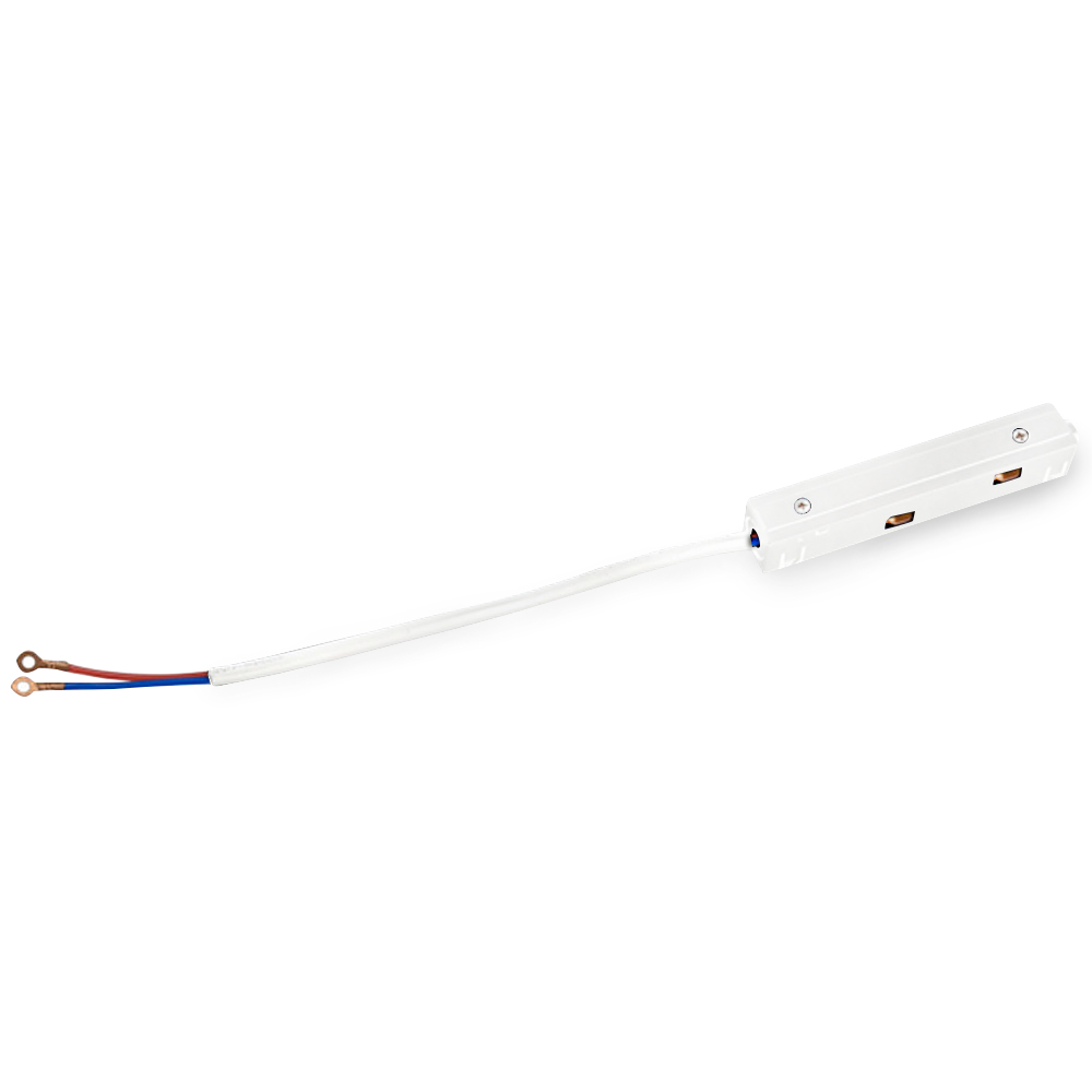 Ввод питания Magnetic GL3628 WH белый ввод питания для шинопровода IP20 48V 380*18*18 Ambrella