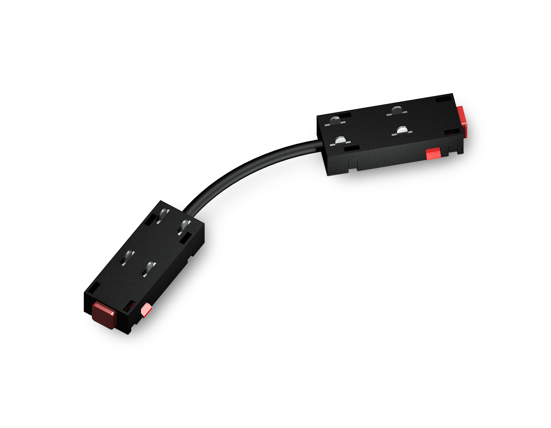 Коннектор питания гибкий для шинопровода Magnetic 220V  черный 250*28.5*18 Ambrella